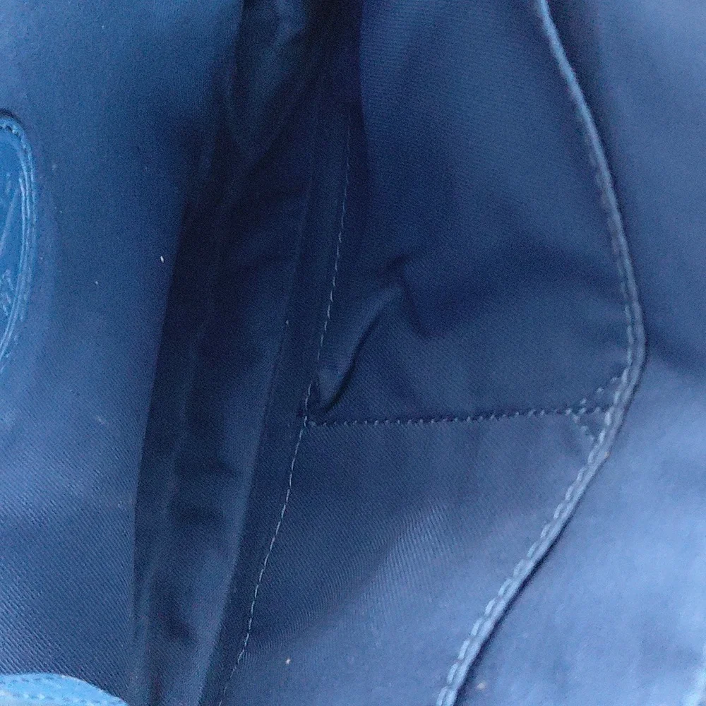 Fossil Navy Leather Crossbody Bag